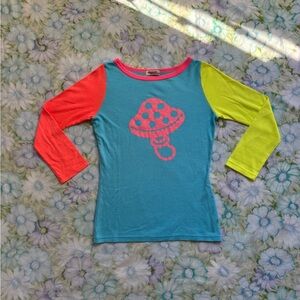 - hysteric glamour fluorescent mushroom longsleeve tee - y2k/ 2000's -